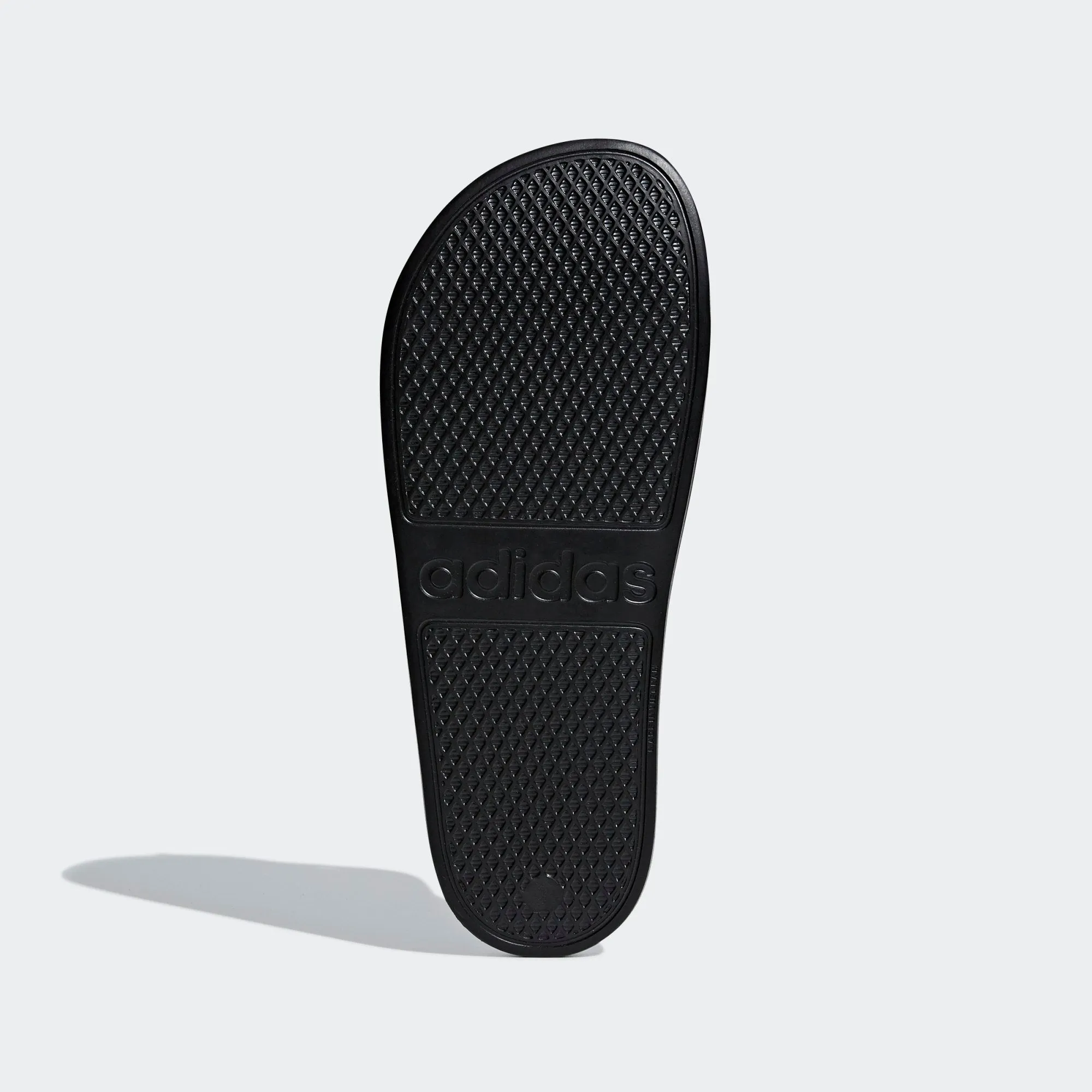 Adidas Adilette Aqua Stripe Slides (Triple Black)(F35550)