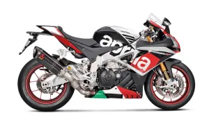 Akarapovic Slip On Line (Carbon) EC Type Approved Exhaust System 2015-2016 Aprilia RSV4