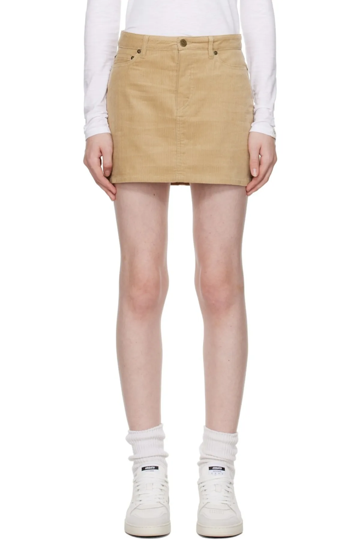 A.P.C. Mini Skirt - Beige