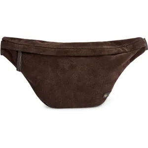 Beautiful suede bumbag / 16618 - Chocolate