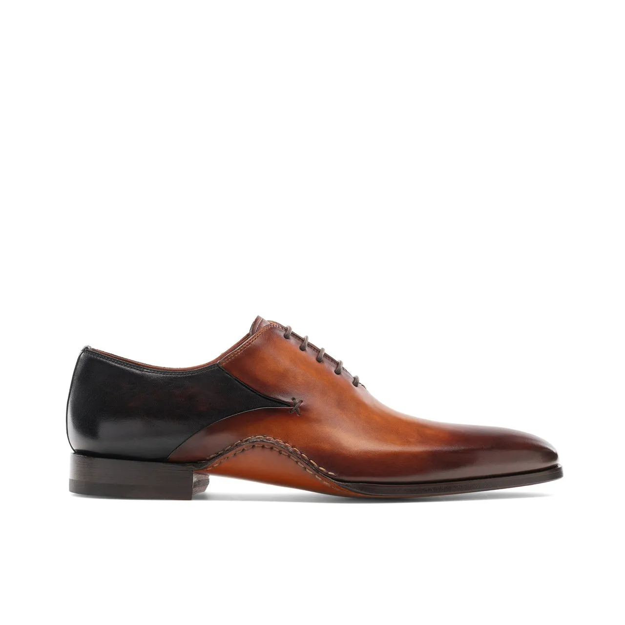 Black & Tan Leather Bowral Oxfords Shoes