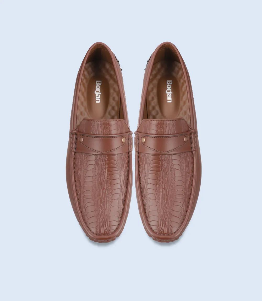 BM6679-BROWN-Men Loafer