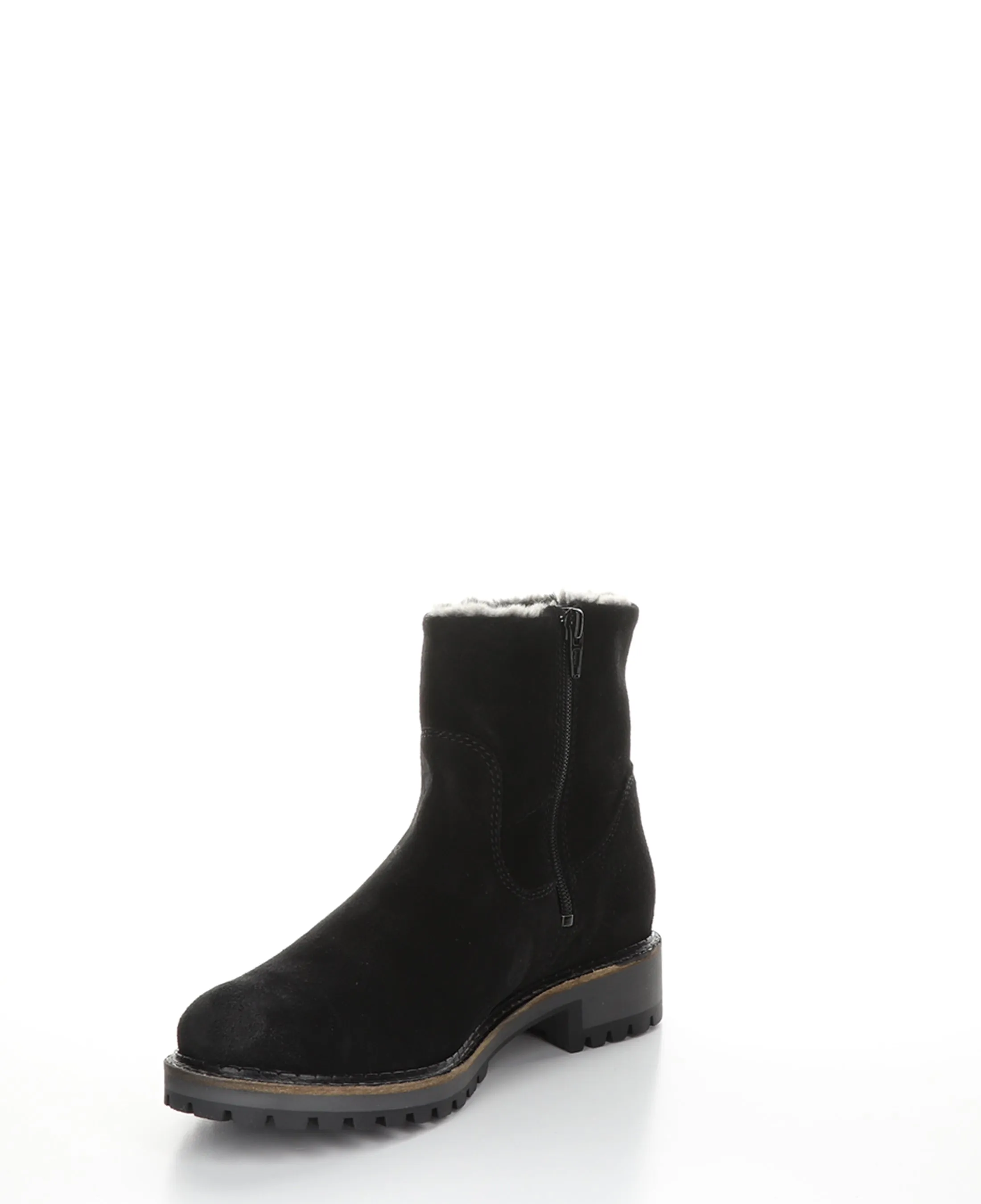 CALIB Black Zip Up Boots
