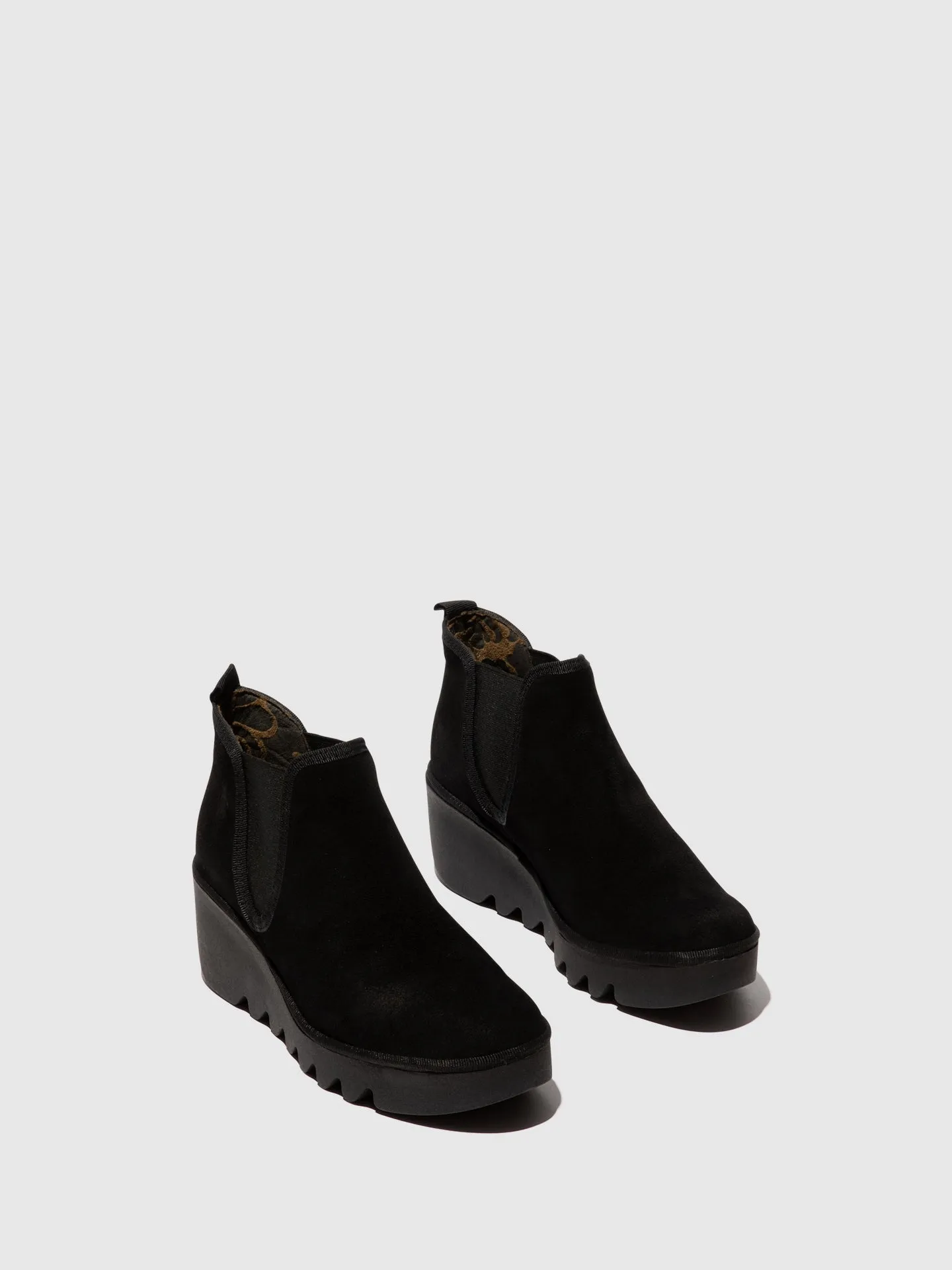 Chelsea Ankle Boots BYNE349FLY OIL SUEDE BLACK