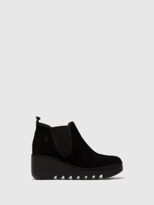 Chelsea Ankle Boots BYNE349FLY OIL SUEDE BLACK
