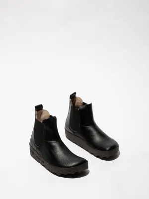 Chelsea Ankle Boots CAIA Black Leather