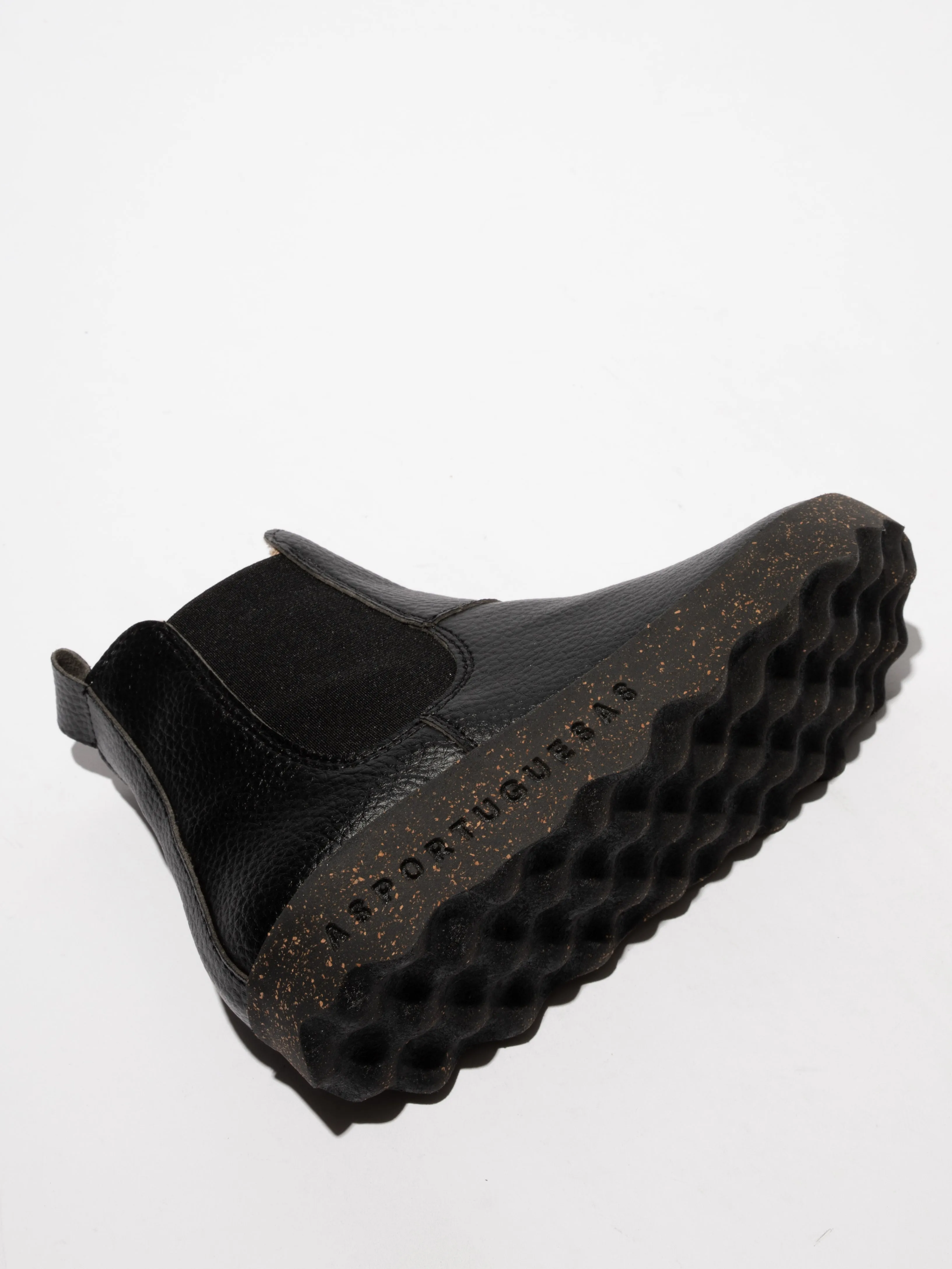 Chelsea Ankle Boots CAIA Black Leather