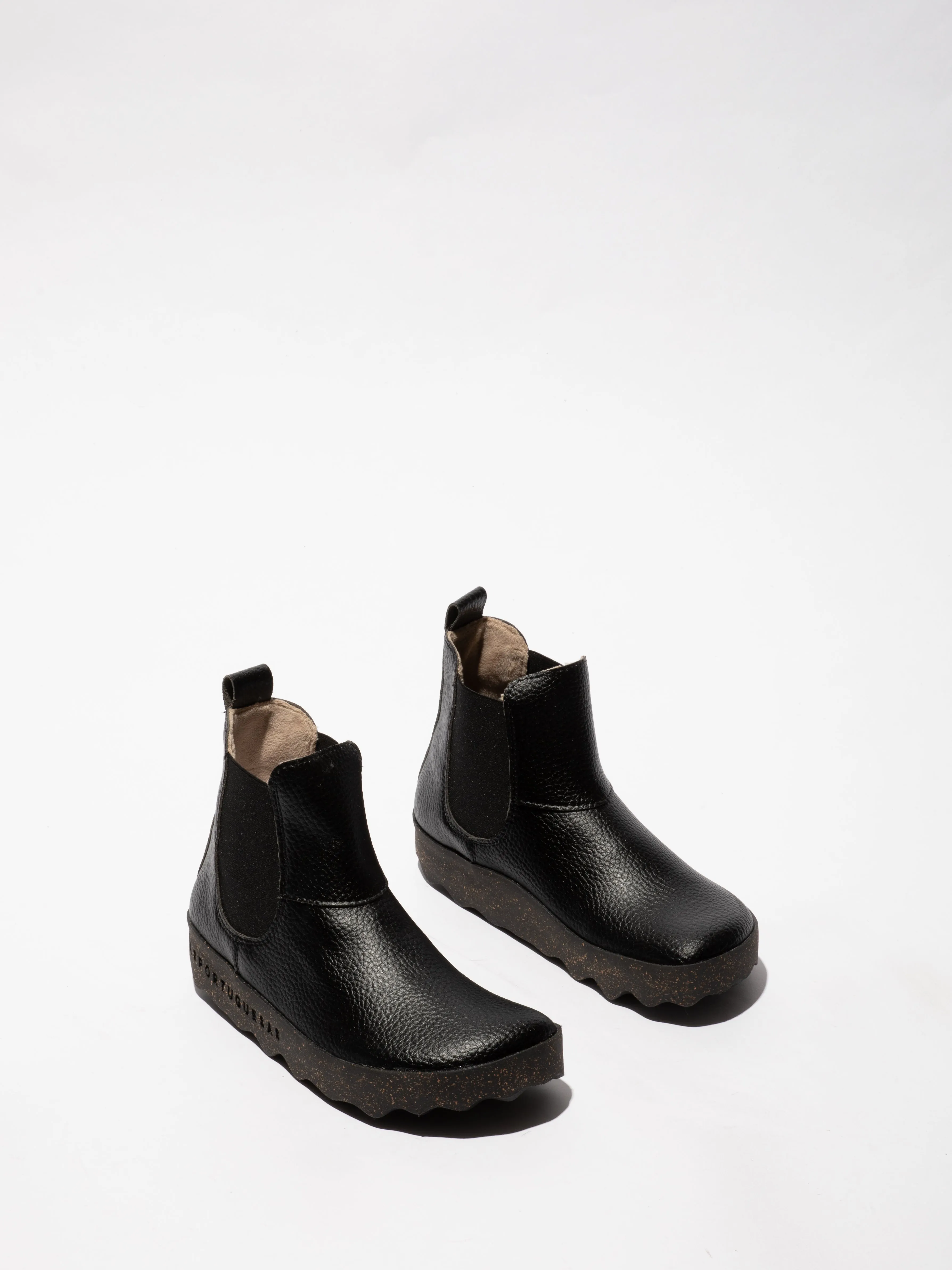 Chelsea Ankle Boots CAIA Black Leather