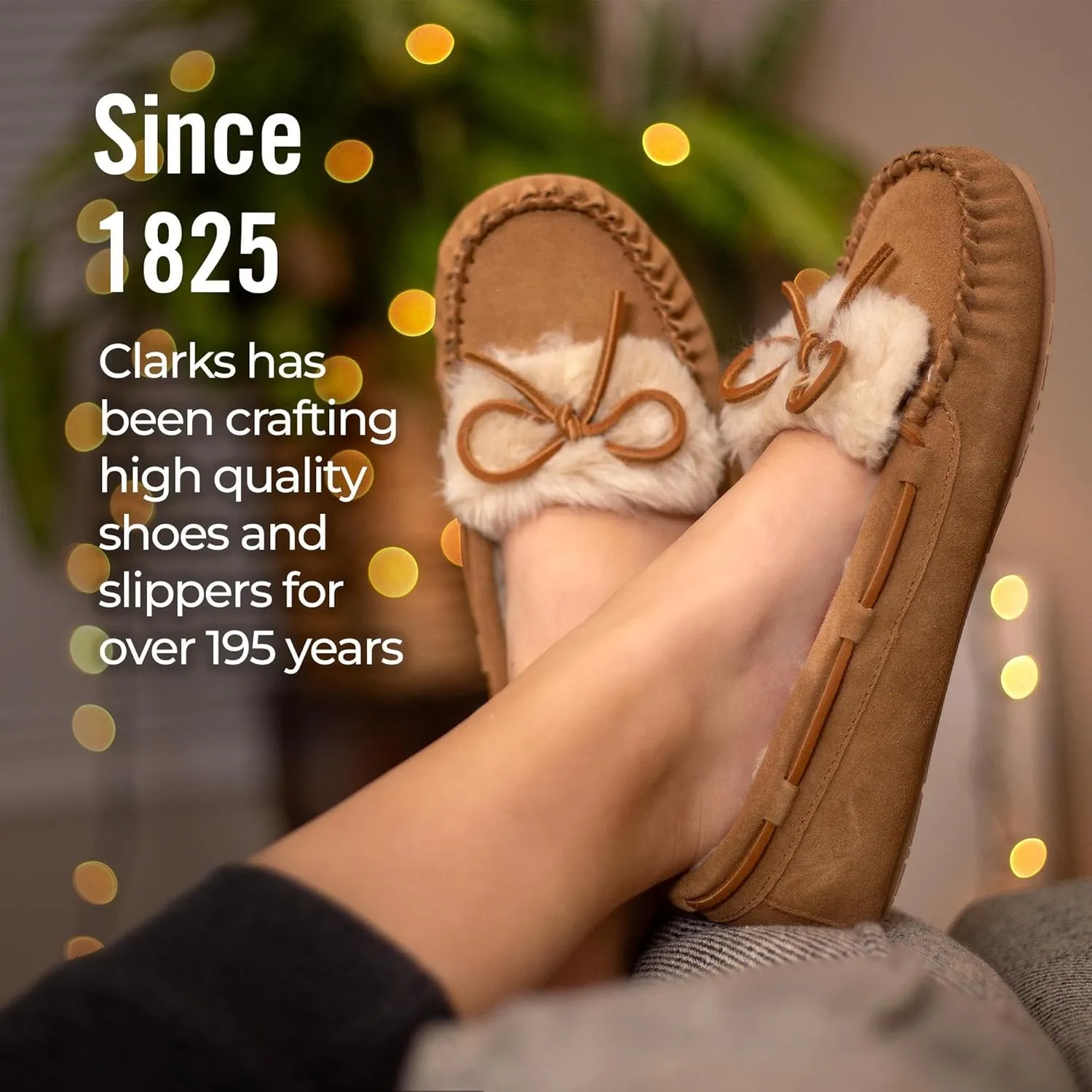 Clarks Women's, Suede Moccasin Slipper