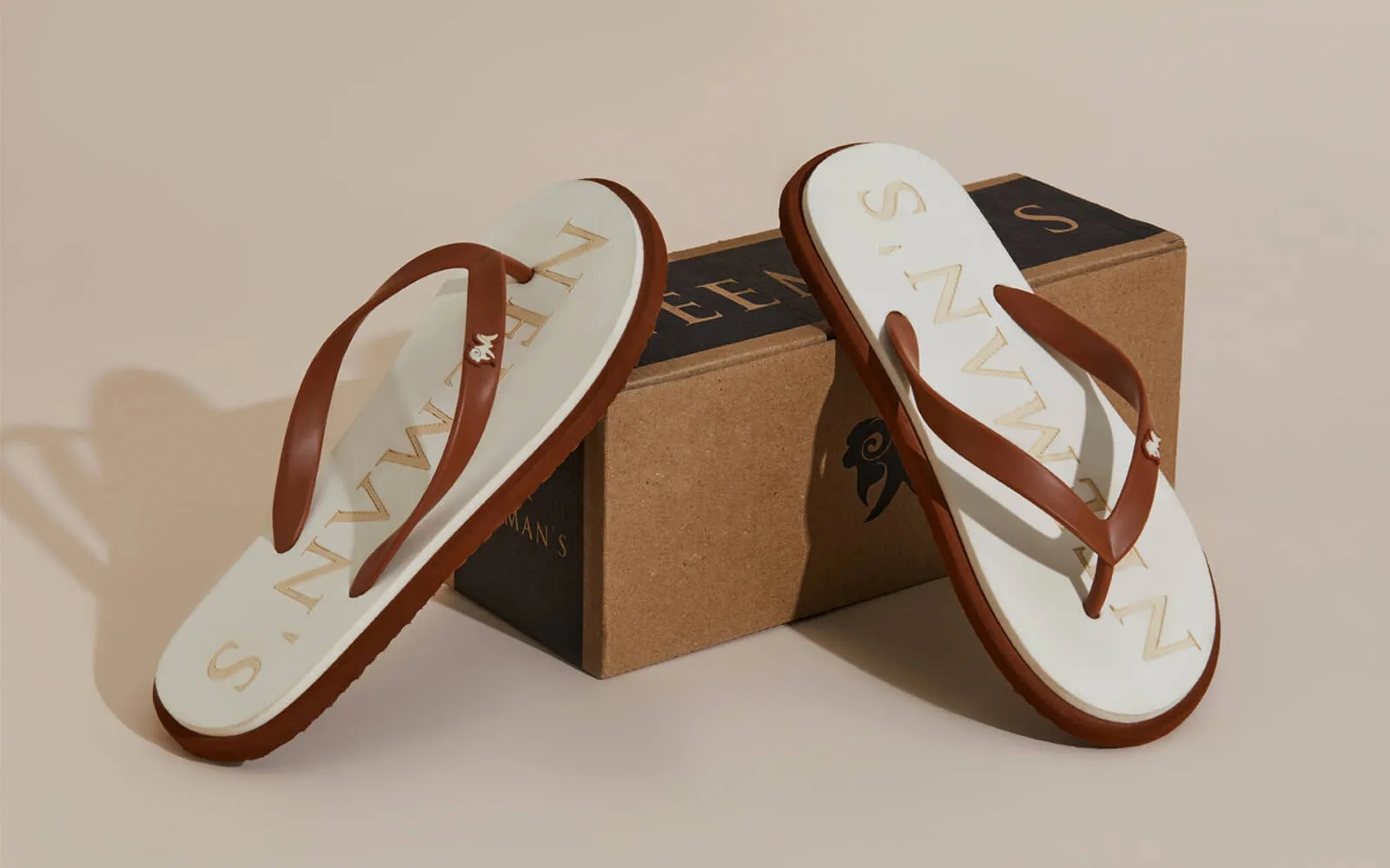 Classic Slippers : Cream Brown