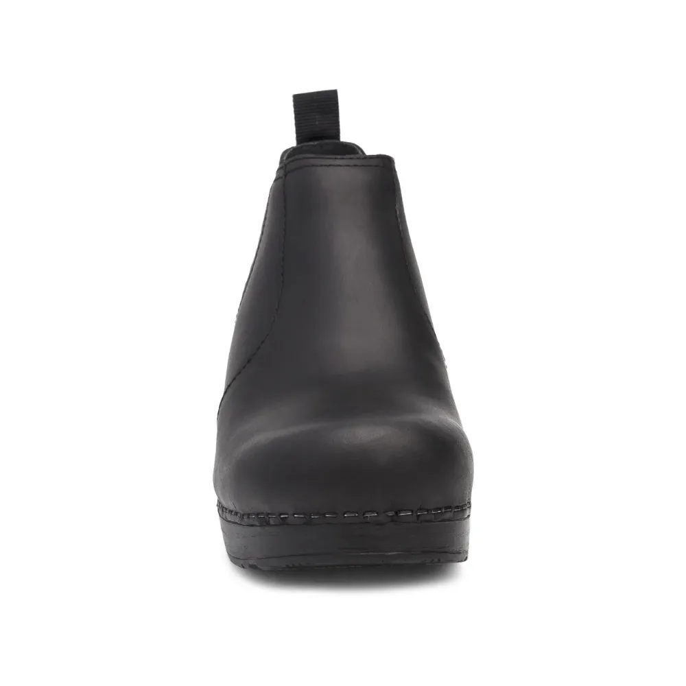 Dansko Frankie Black Oiled Boot (Women's)
