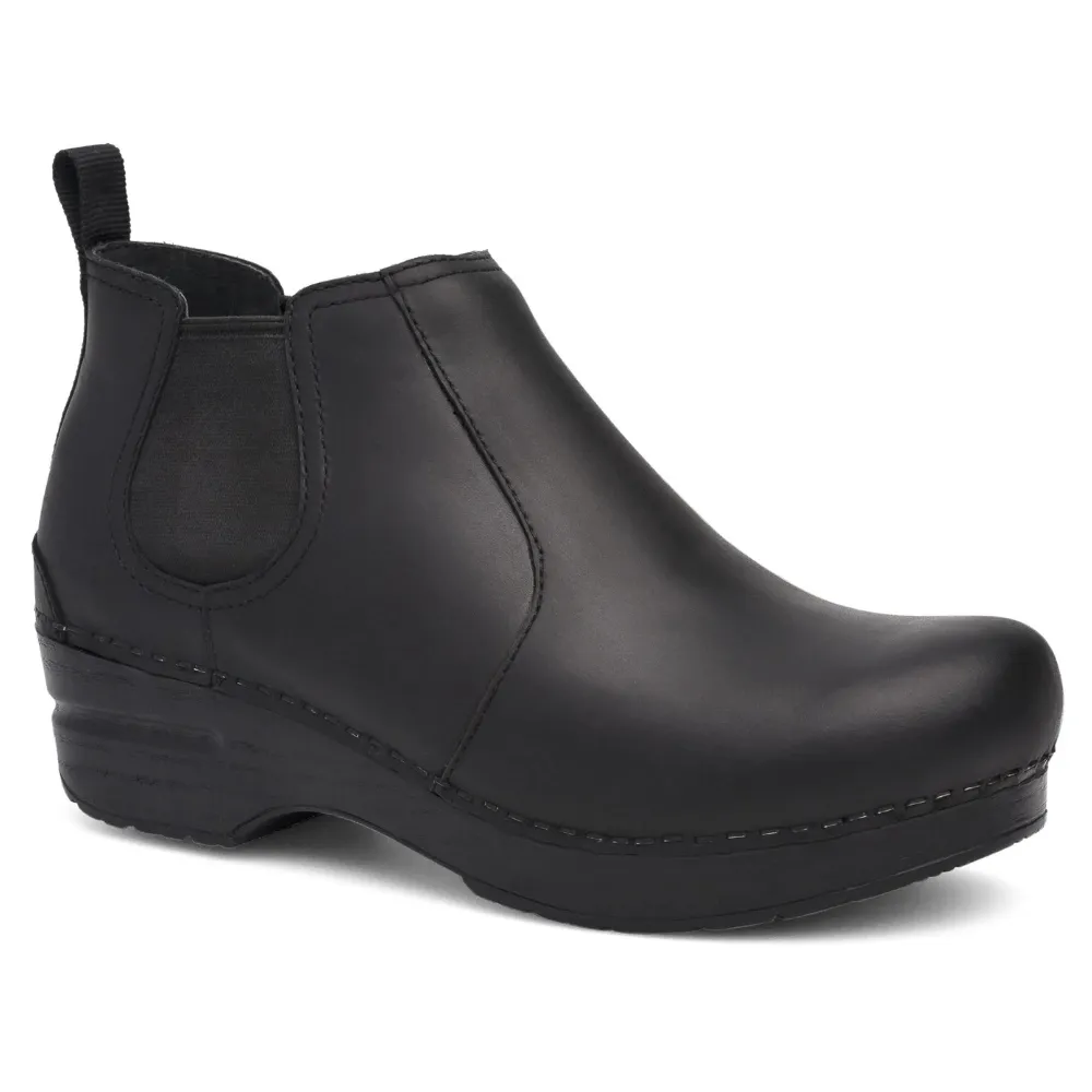 Dansko Frankie Black Oiled Boot (Women's)