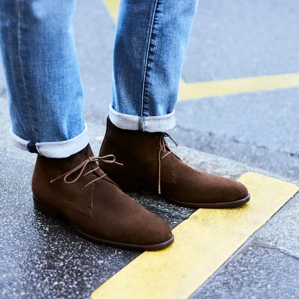 Derbies montantes Paolo - Marron