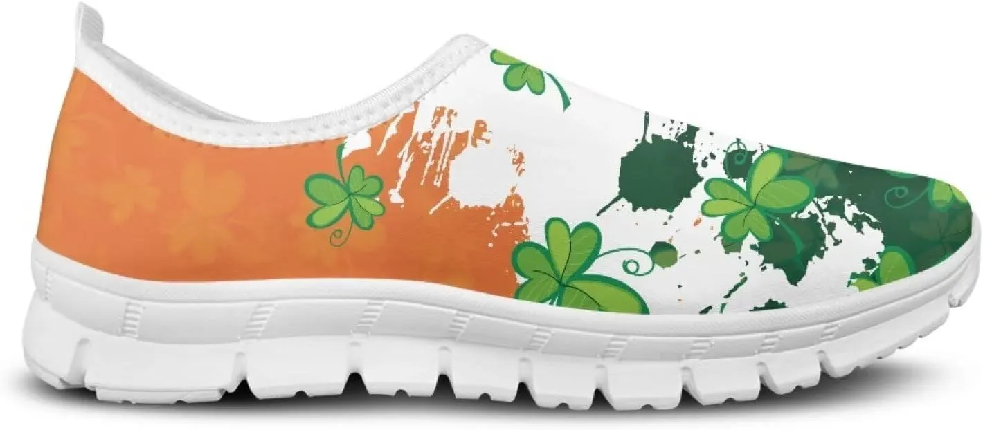 Doojoayie Shoes for Women Slip On Sneakers Novelty Holiday Couple Shoes Flat