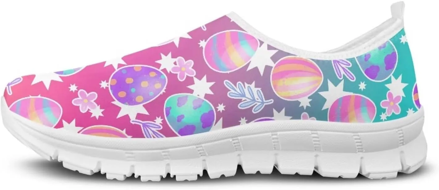 Doojoayie Shoes for Women Slip On Sneakers Novelty Holiday Couple Shoes Flat