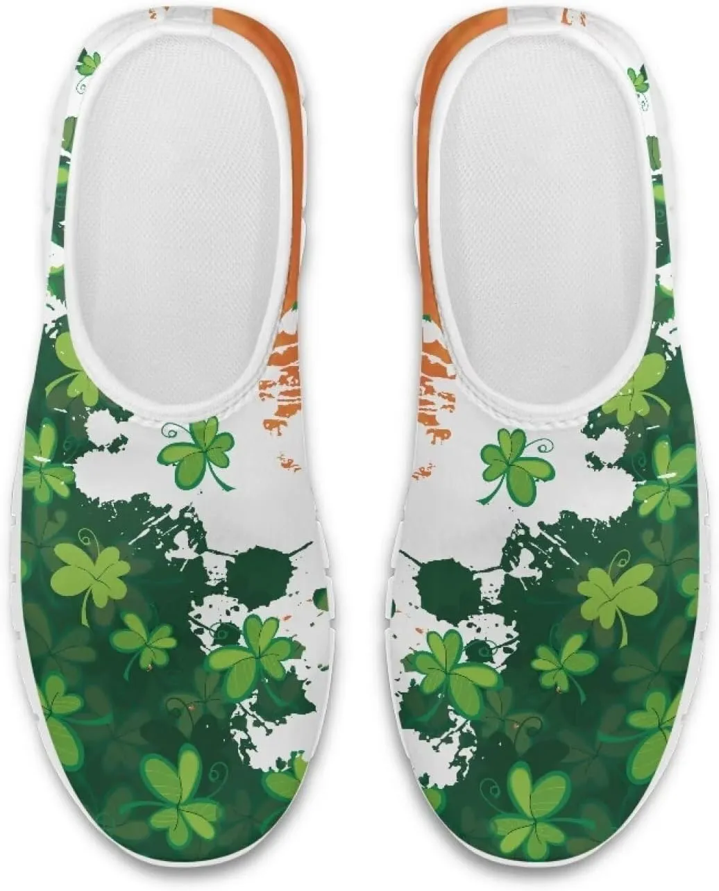 Doojoayie Shoes for Women Slip On Sneakers Novelty Holiday Couple Shoes Flat