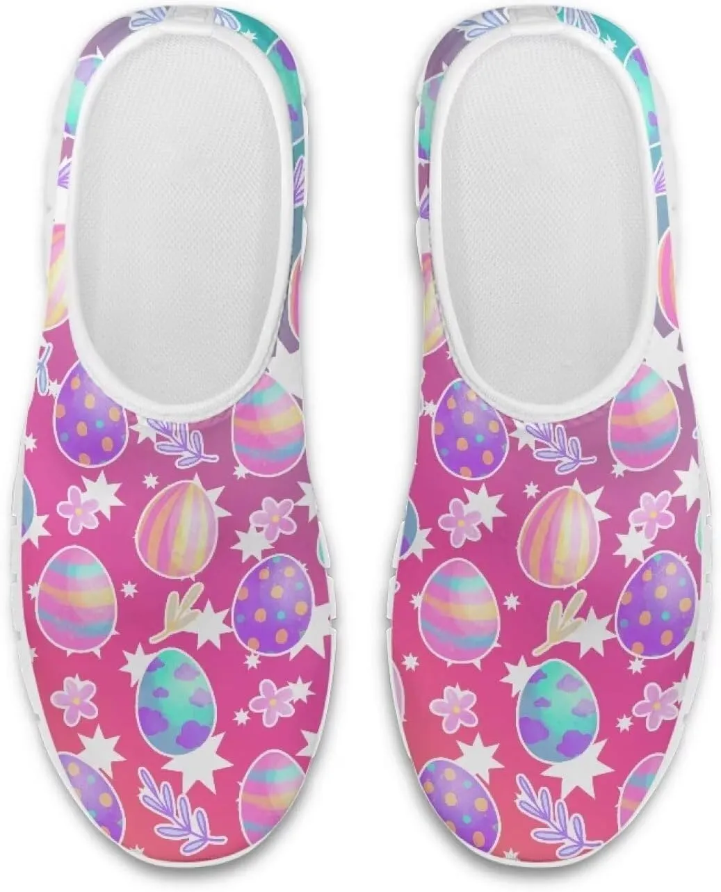 Doojoayie Shoes for Women Slip On Sneakers Novelty Holiday Couple Shoes Flat