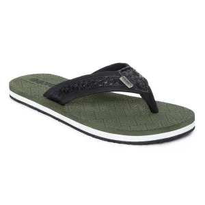 Eeken EFBGO2408 Olive Green Lightweight Washable Dailywear Durable Flip Flops For Men