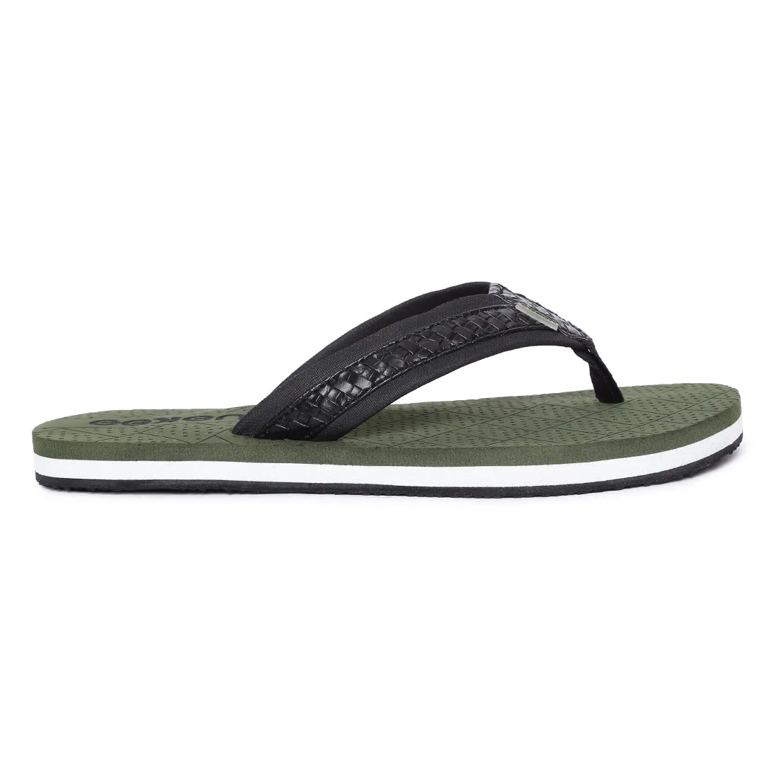 Eeken EFBGO2408 Olive Green Lightweight Washable Dailywear Durable Flip Flops For Men