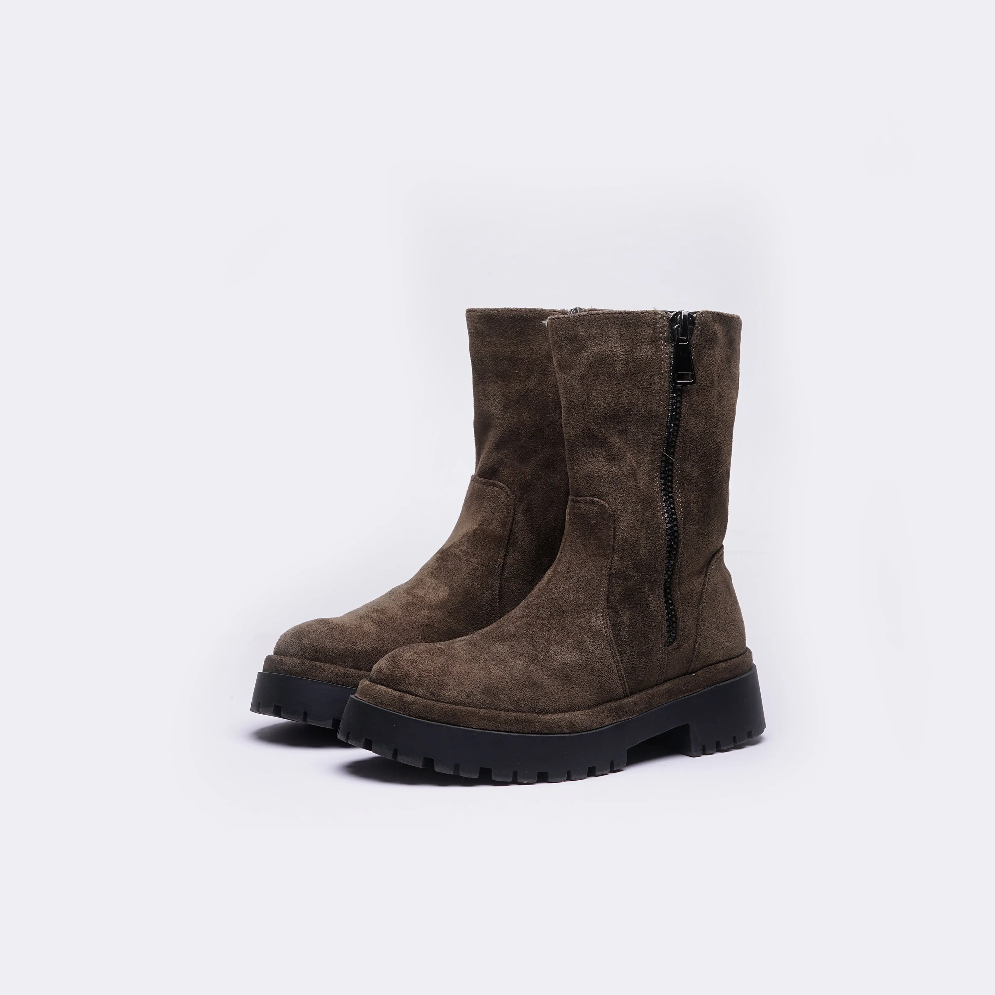 European Platform Ankle Boots
