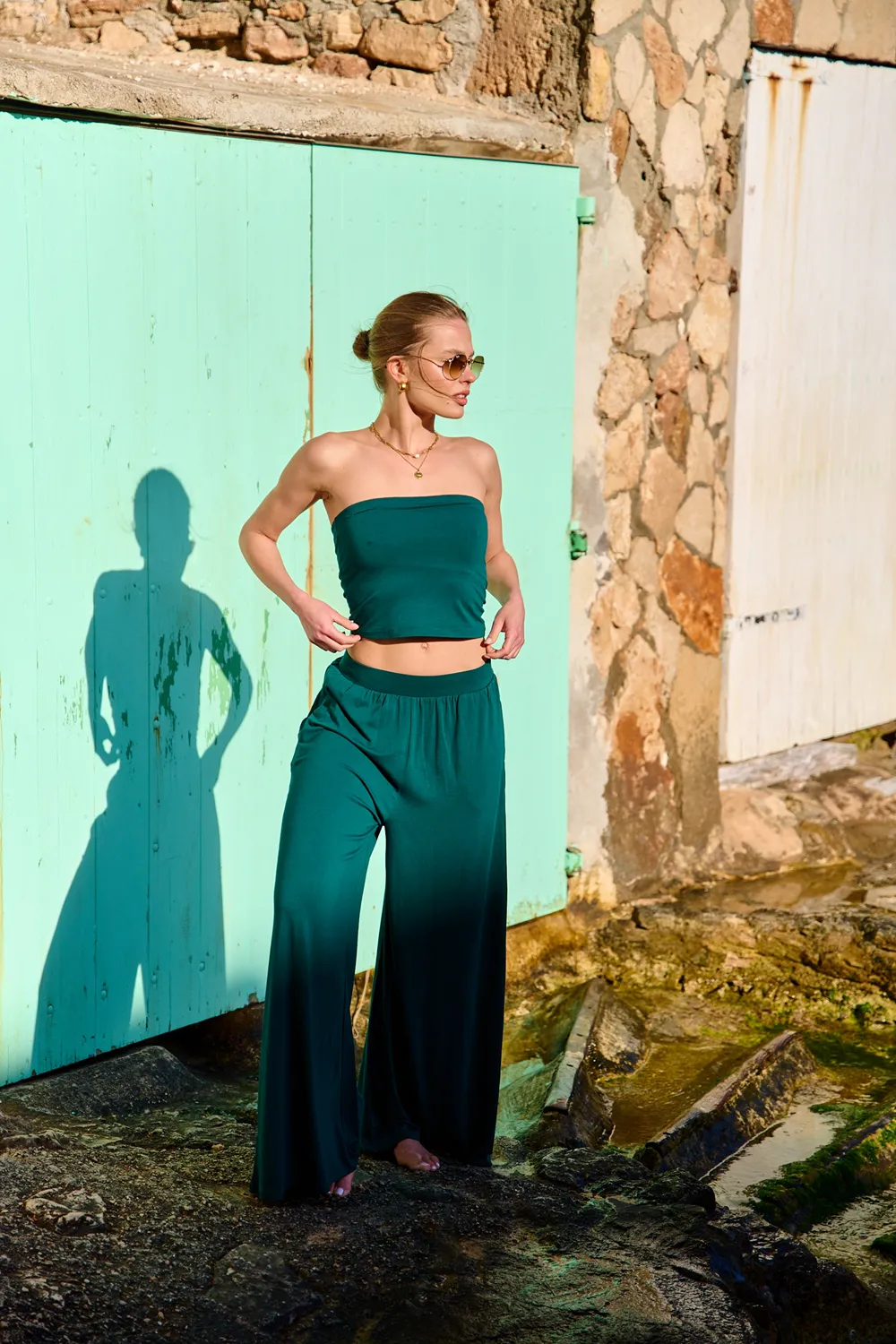 Forest Dream wide trousers