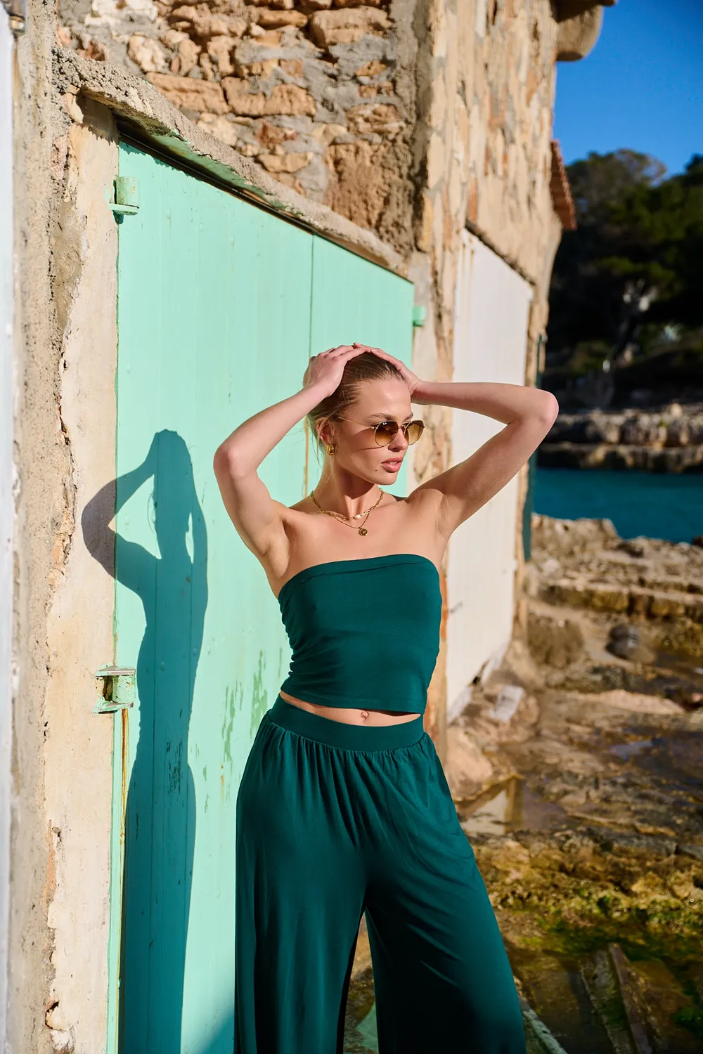 Forest Dream wide trousers