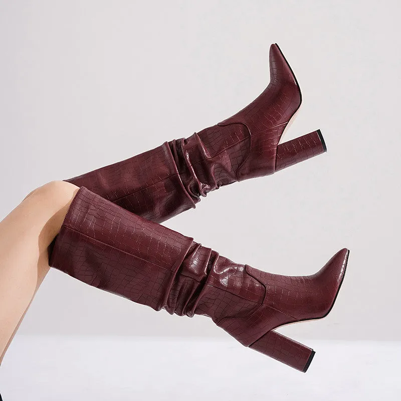 Frazer Slouch Knee High Boots