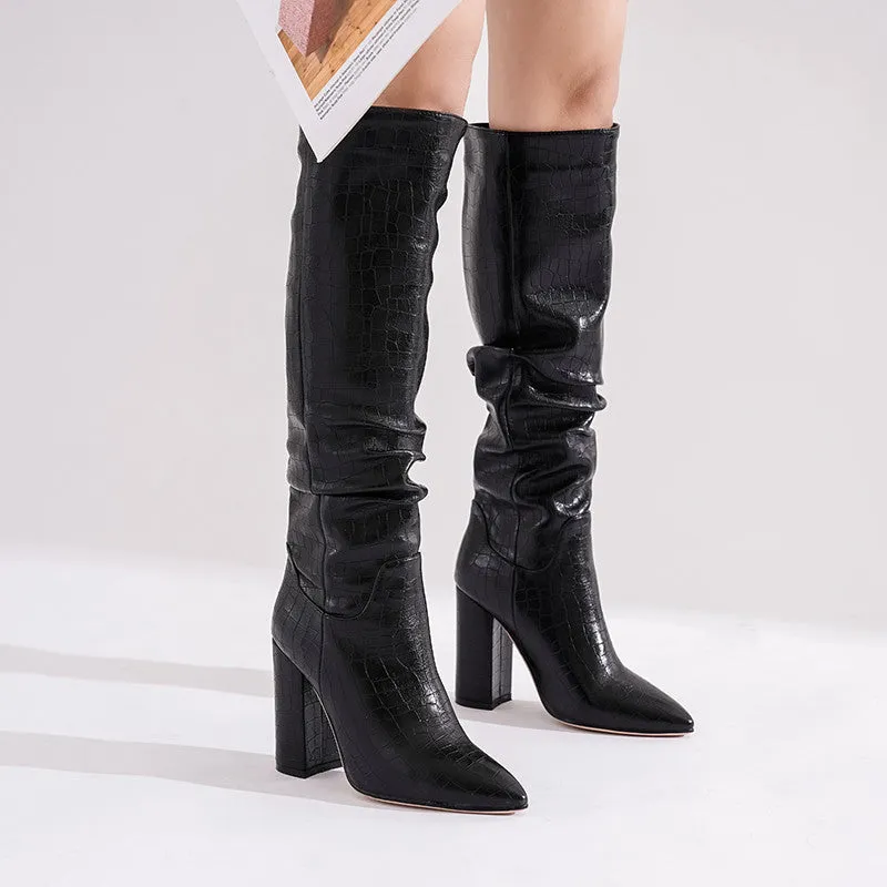 Frazer Slouch Knee High Boots