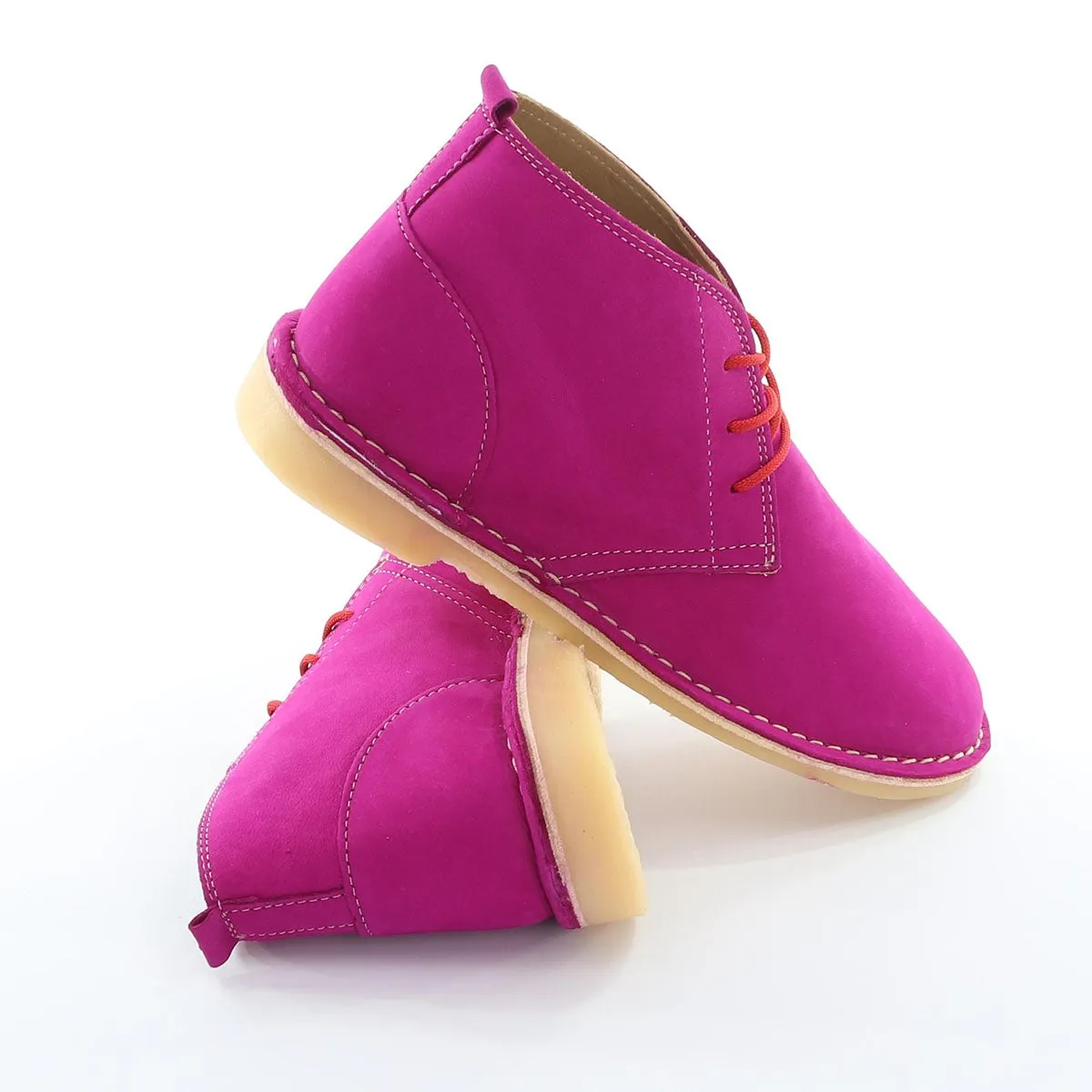 Fuschia Pink Ladies Vellies