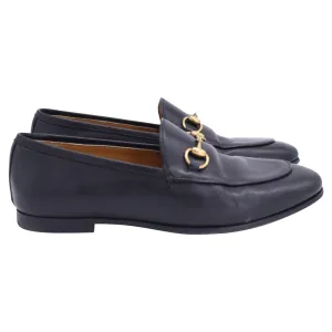 Gucci Jordaan Loafers in Black Leather