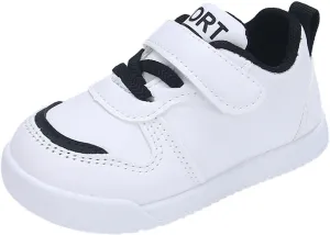 Infant Kids Sneakers School Running Loafers Lo Top Walking Tennis Casual Shoes Strap Athletic Sneakers for Children