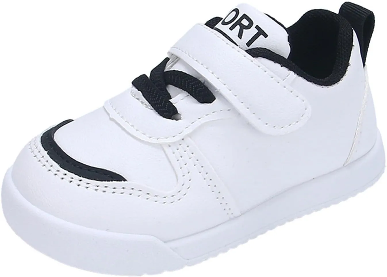 Infant Kids Sneakers School Running Loafers Lo Top Walking Tennis Casual Shoes Strap Athletic Sneakers for Children