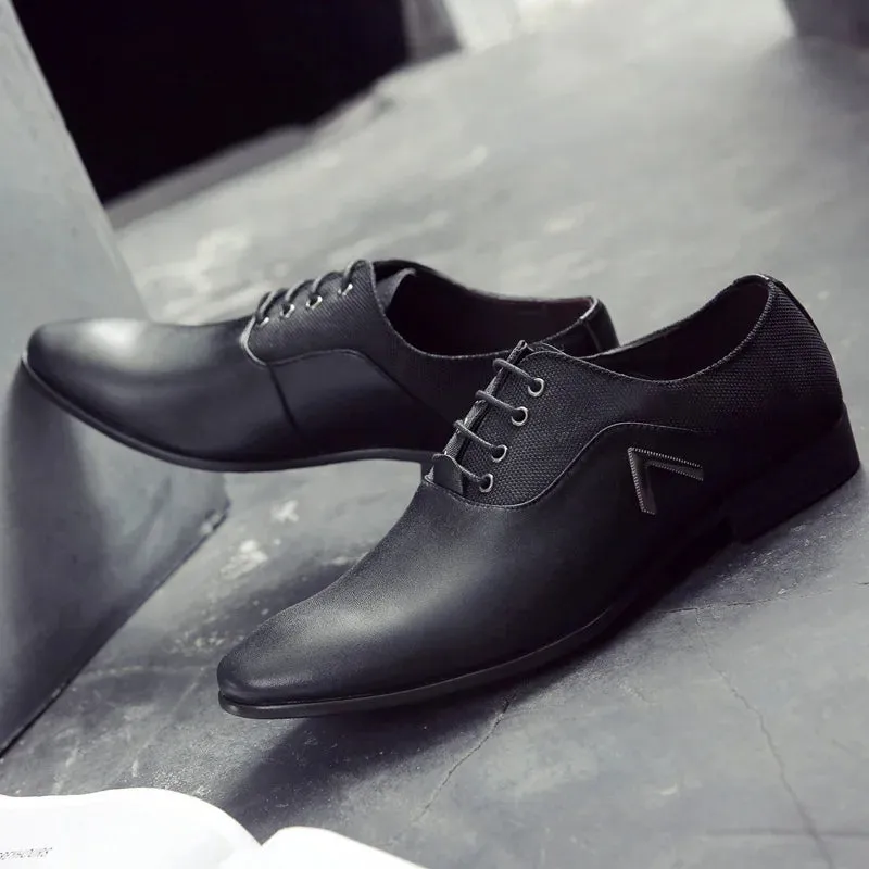Italian Dress Shoes | Men Formal Shoes Leather Wedding Oxfords Office Shoes!