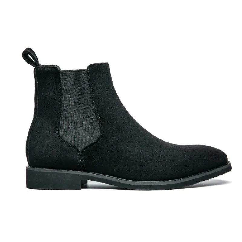 Javelin - Trendy Chelsea Boots Heren van Suède met Elastische Zijkanten