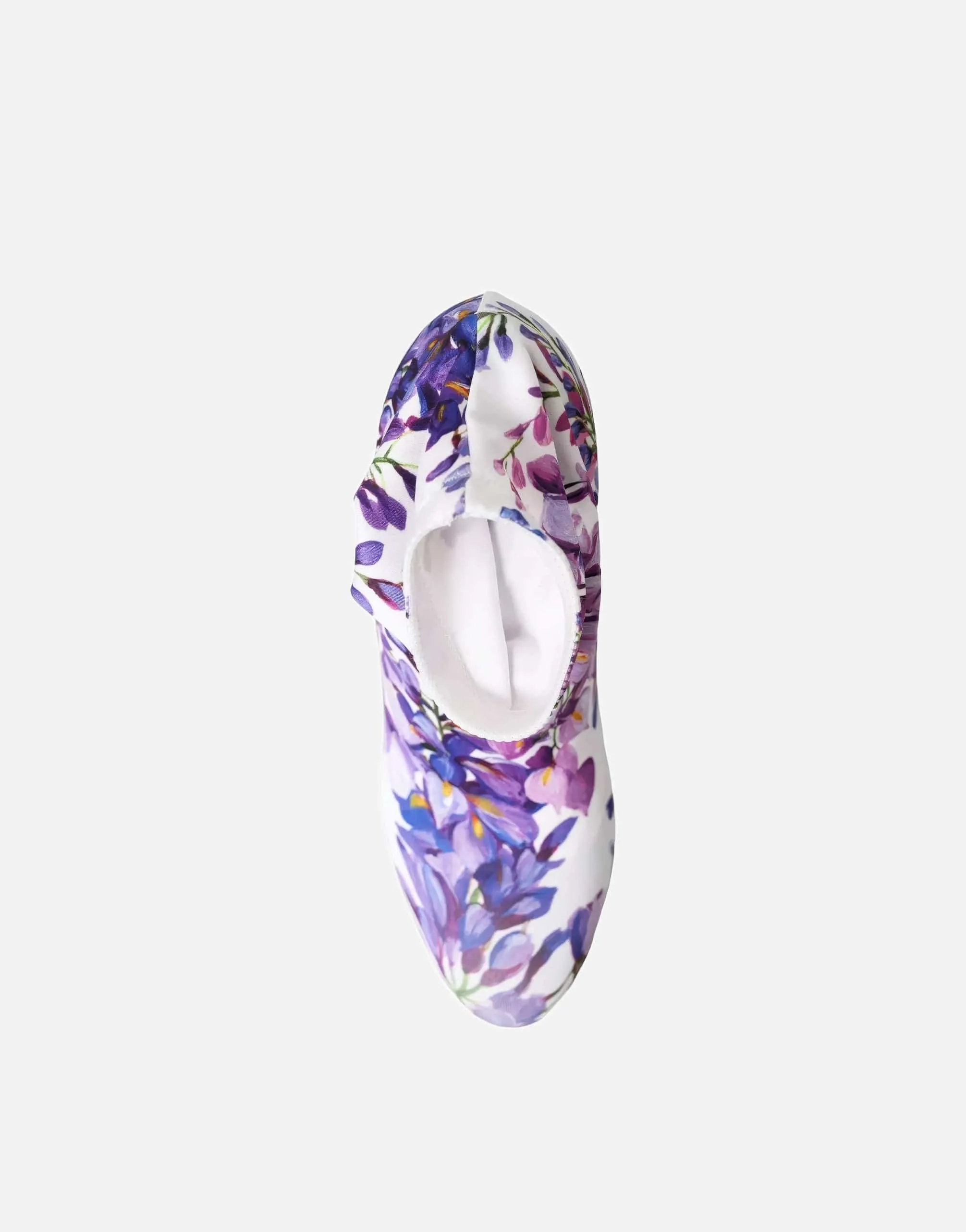 Jersey Stretch Booties With Floral Print