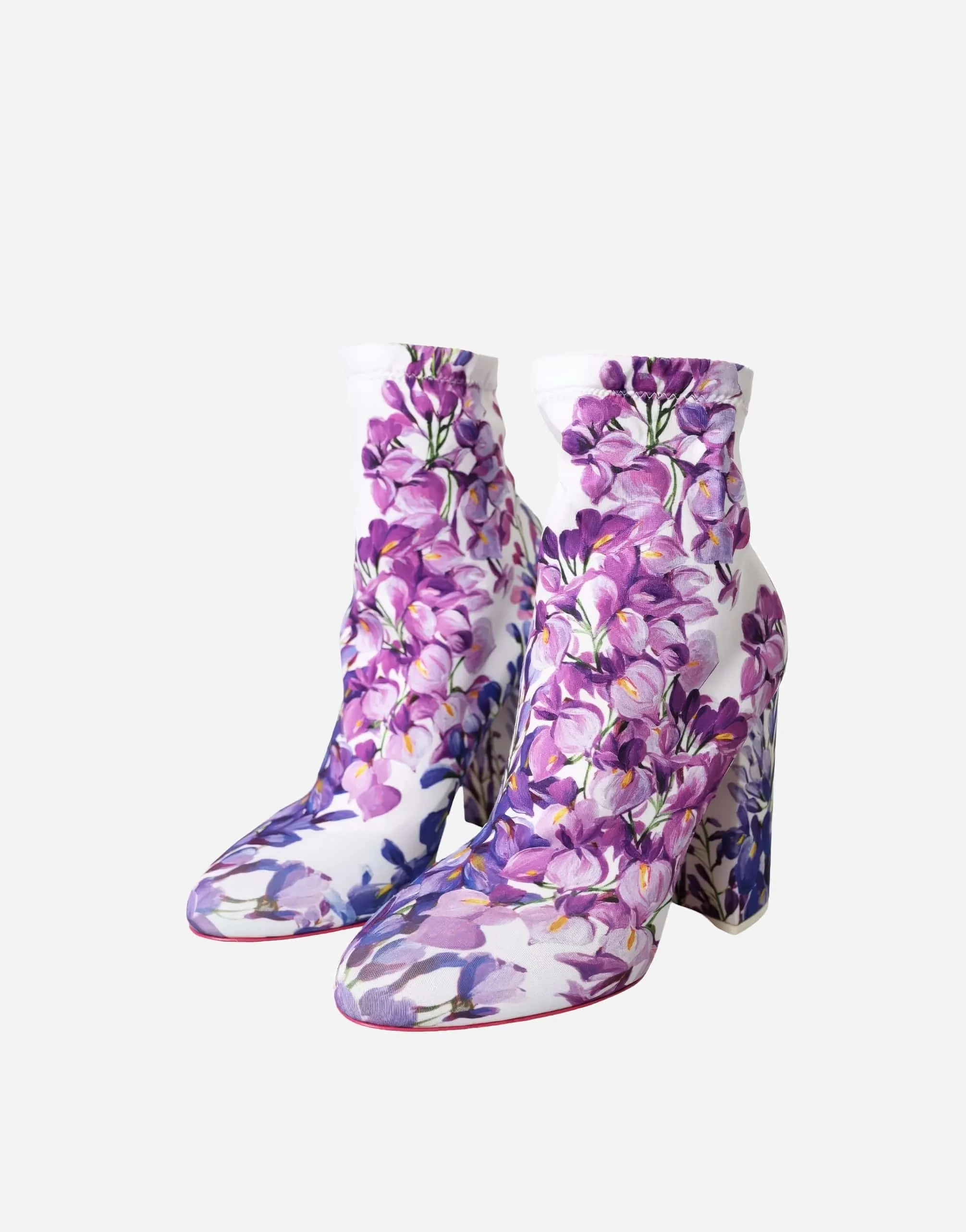 Jersey Stretch Booties With Floral Print