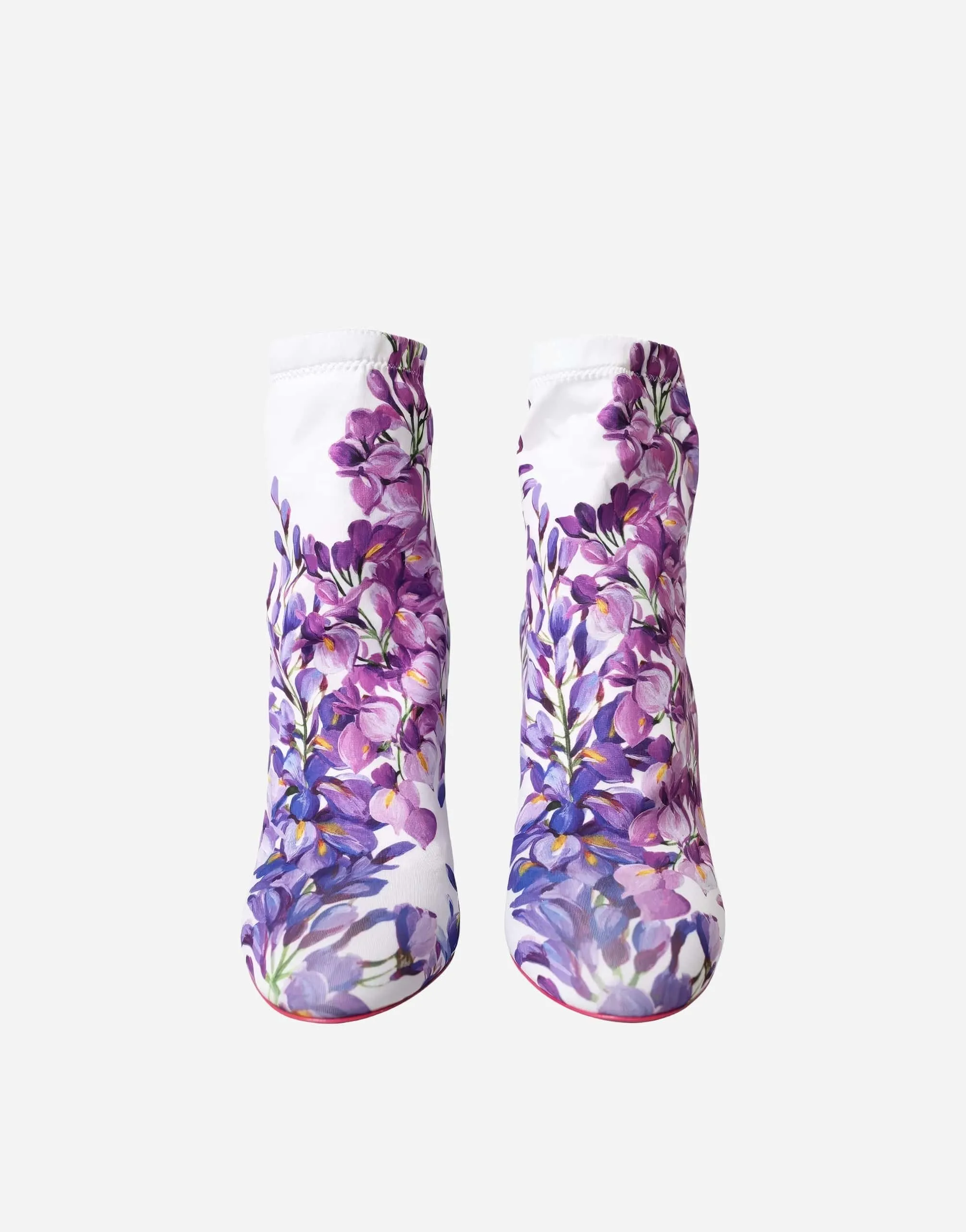 Jersey Stretch Booties With Floral Print