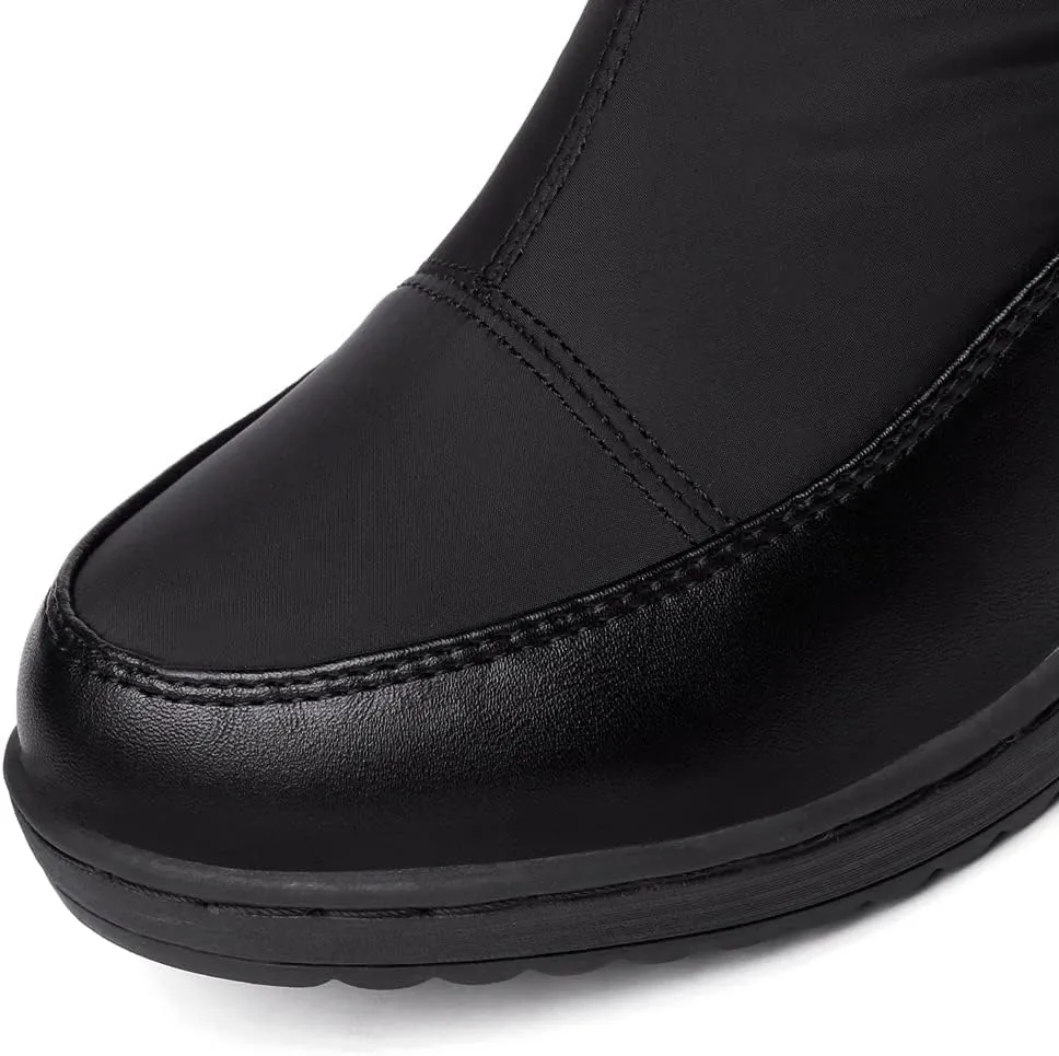 KUUTGG Women's Winter Over The Knee Thigh High Snow Boots Waterproof Rain Warm Fur Wide Calf Tall Snow Boot