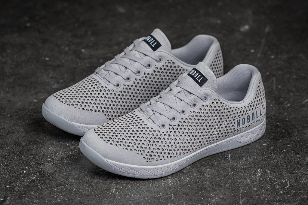 LIGHT GREY SUEDE TRAINER (WOMEN'S)