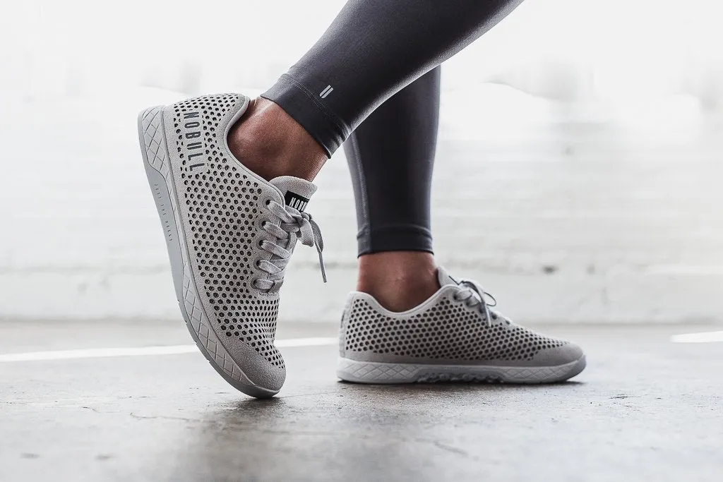 LIGHT GREY SUEDE TRAINER (WOMEN'S)