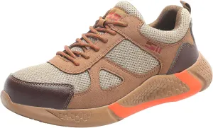 Lightweight Fashion Breathable Work Sneakers,is Also Ideal for Walking, Hiking, Industrial, Construction, Working, Outdoor Sports etc,