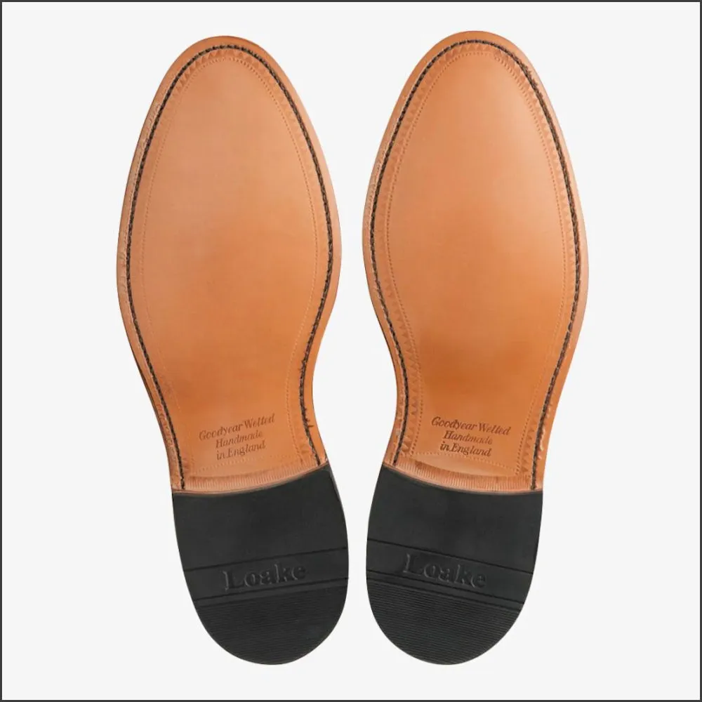 Loake Imperial Navy  Suede Penny Loafer@