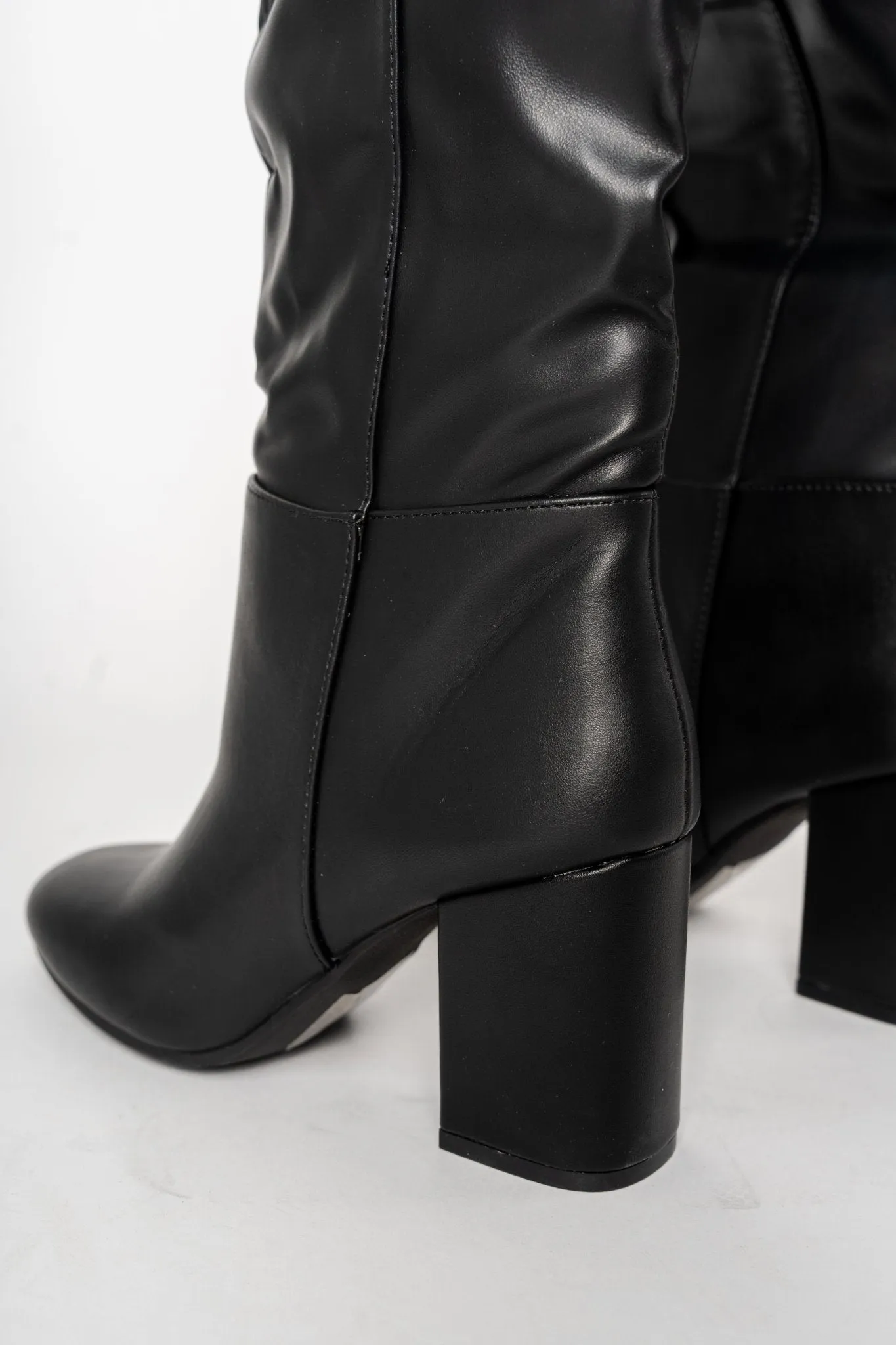 Malone knee high boots black