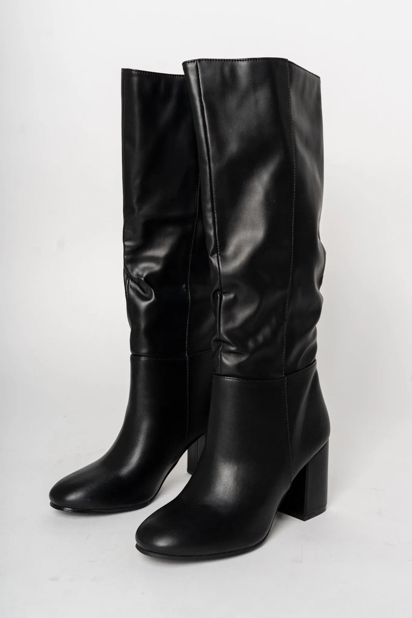 Malone knee high boots black