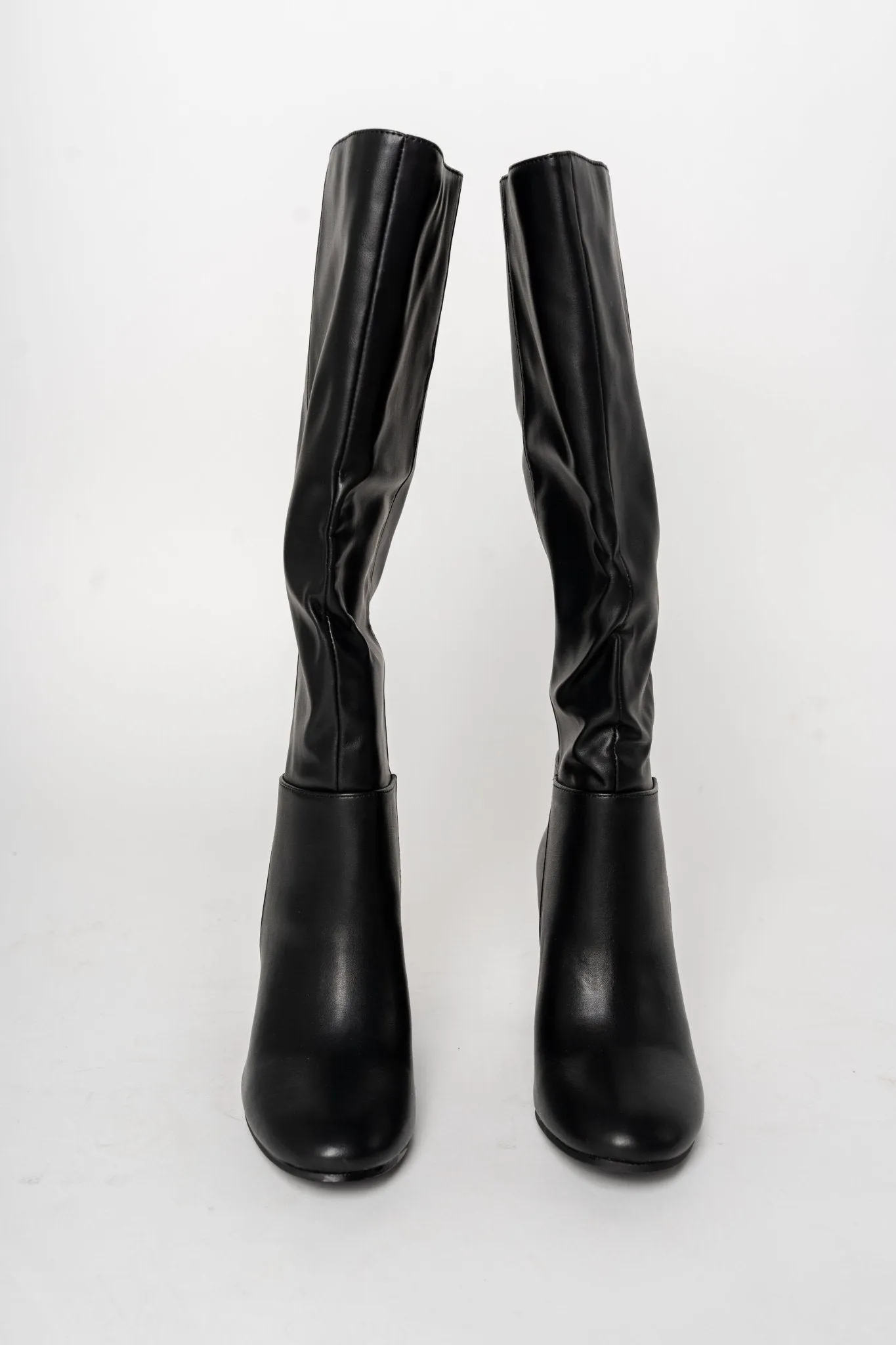 Malone knee high boots black