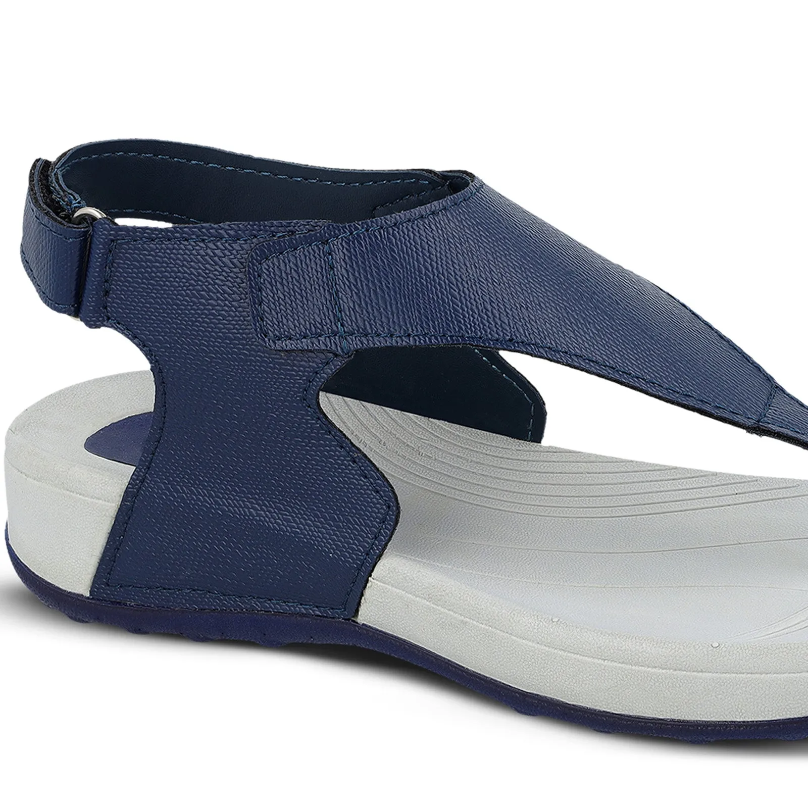 ME & I Women's Flip-Flop  - MI97096 Navy Blue