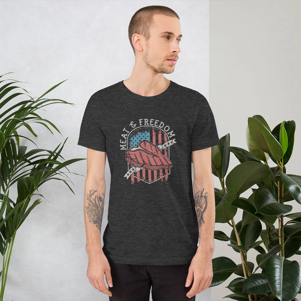 Meat & Freedom Dark Unisex t-shirt
