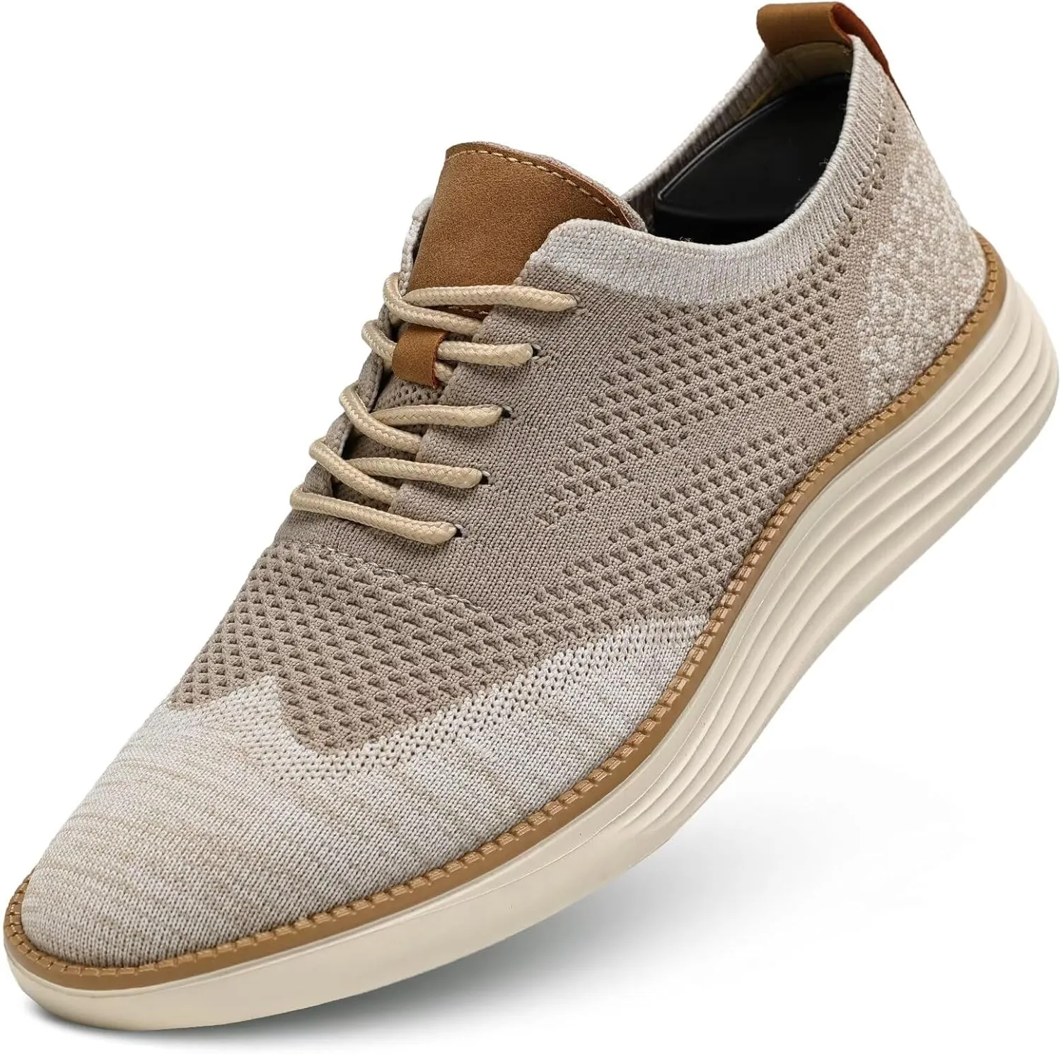 Mens Casual Dress Shoes Fashion Walking Sneakers Mesh Business Oxfords Work Lightweight Soft Sole Zapatos