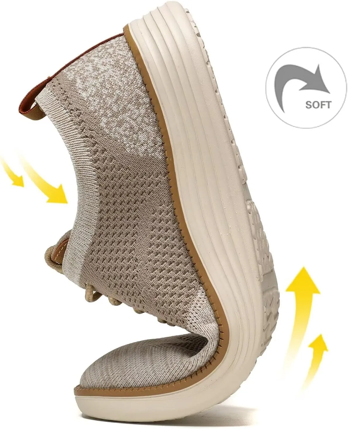 Mens Casual Dress Shoes Fashion Walking Sneakers Mesh Business Oxfords Work Lightweight Soft Sole Zapatos