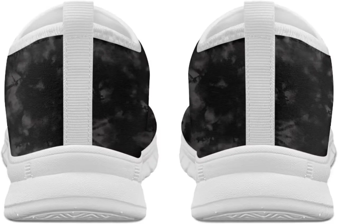Men's Fashion Sneakers Slip On Walking Loafers Travel ShoesWhite Sole